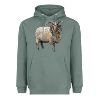 Sage navajo churro sheep Heavyweight Hoodie - LillyAllenDesigns