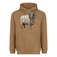 Navajo Churro Sheep Heavyweight Hoodie | Teevron