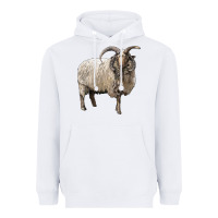 White navajo churro sheep Heavyweight Hoodie - LillyAllenDesigns
