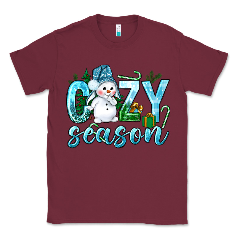 Cozy Season Winter Christmas Classic Tee by NancyCooperArtShop | Teevron