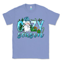 Colony Blue cozy season winter christmas Classic Tee - NancyCooperArtShop