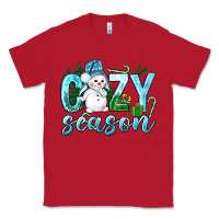 Red cozy season winter christmas Classic Tee - NancyCooperArtShop