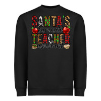 Black santa's favorite teacher assistant Heavyweight Sweatshirt - Jasminsmagicworld