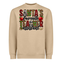 Mushroom santa's favorite teacher assistant Heavyweight Sweatshirt - Jasminsmagicworld