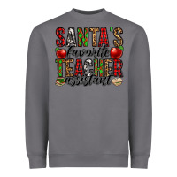 Storm santa's favorite teacher assistant Heavyweight Sweatshirt - Jasminsmagicworld