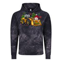 Cloud Black christmas bulldozer snowman Vintage Hoodie - JahusDesignShop