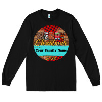 Black (preview)custom christmas ornament Long Sleeve Tee - Jasminsmagicworld