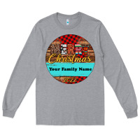 Heather Grey (preview)custom christmas ornament Long Sleeve Tee - Jasminsmagicworld