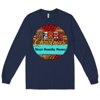 Navy (preview)custom christmas ornament Long Sleeve Tee - Jasminsmagicworld