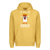 Antique Gold I'm Just Here For The Boos Premium Hoodie - Bettercallsaul
