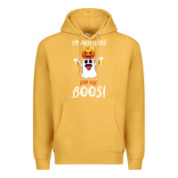 Mustard I'm Just Here For The Boos Premium Hoodie - Bettercallsaul