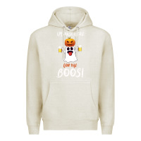 Oatmeal Heather I'm Just Here For The Boos Premium Hoodie - Bettercallsaul