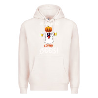 Pale Pink I'm Just Here For The Boos Premium Hoodie - Bettercallsaul