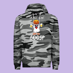 I'm Just Here For The Boos Premium Hoodie Designed By Bettercallsaul