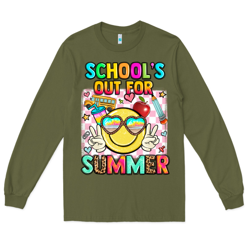 School's Out For Summer Long Sleeve Tee by JahusDesignShop | Teevron
