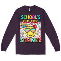 Plum school's out for summer Long Sleeve Tee - JahusDesignShop