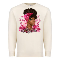 Sandshell breast cancer afro woman Premium Sweatshirt - Artiststas