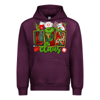 Mauve Wine lpn licensed practical claus Urban Hoodie - CowGirlArtShop