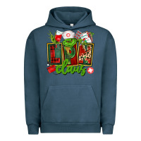 Pigment Midnight Navy lpn licensed practical claus Urban Hoodie - CowGirlArtShop
