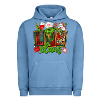 Pigment Pebble Blue lpn licensed practical claus Urban Hoodie - CowGirlArtShop