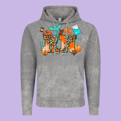 Rn Registered Nurse Vintage Hoodie Designed By Adodesignshop