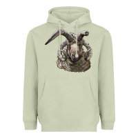 Matcha navajo churro sheep head Heavyweight Hoodie - LillyAllenDesigns