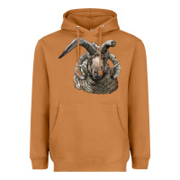 Meerkat navajo churro sheep head Heavyweight Hoodie - LillyAllenDesigns
