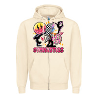 Sandshell retro gymnastics Zipper Hoodie - MaliasSmallBusiness