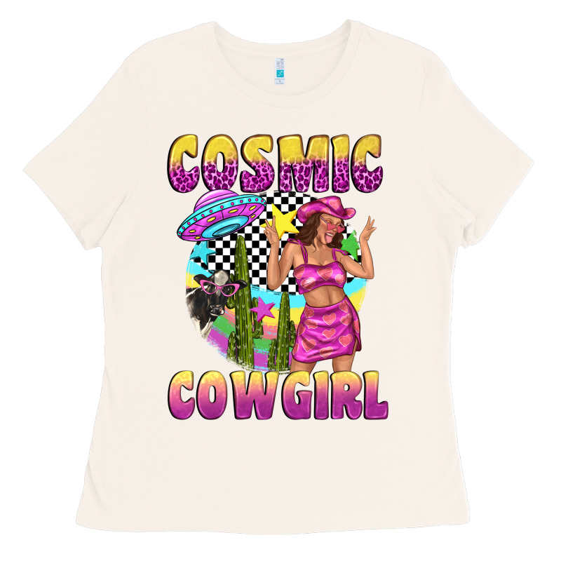 Cosmic Cowgirl Ladies Tee by texasbilliewilder | Teevron