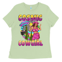 Matcha cosmic cowgirl Ladies Tee - texasbilliewilder