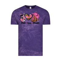 Cloud Purple peace love  cowgirl Vintage Tee - AdoDesignShop