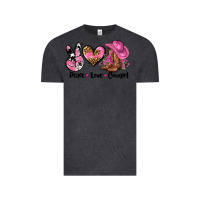 Vintage Black peace love  cowgirl Vintage Tee - AdoDesignShop