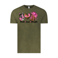 Vintage Olive peace love  cowgirl Vintage Tee - AdoDesignShop