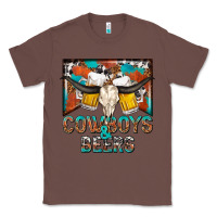 Chestnut cowboys and beers Classic Tee - NancyCooperArtShop