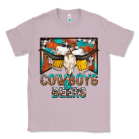 Lilac cowboys and beers Classic Tee - NancyCooperArtShop
