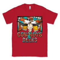 Red cowboys and beers Classic Tee - NancyCooperArtShop