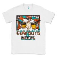 White cowboys and beers Classic Tee - NancyCooperArtShop
