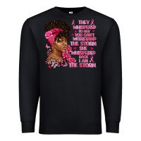 Black They whispered to her you can't withstand the Premium Sweatshirt - Artiststas
