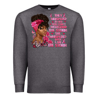 Charcoal Heather They whispered to her you can't withstand the Premium Sweatshirt - Artiststas
