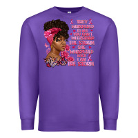Purple They whispered to her you can't withstand the Premium Sweatshirt - Artiststas
