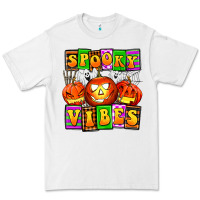White spooky vibes Premium Tee - AdoDesignShop