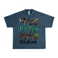 Midnight Navy merry christmas Urban Heavy Tee - JahusDesignShop