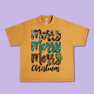Merry Christmas Urban Heavy Tee Designed By Jahusdesignshop