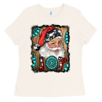 Bone Santa Claus Joy Ladies Tee - RanaPortraitStore