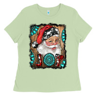 Matcha Santa Claus Joy Ladies Tee - RanaPortraitStore