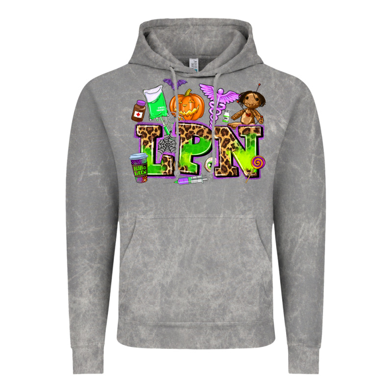 Lpn Halloween Nurse With Vintage Hoodie by AdoDesignShop | Teevron