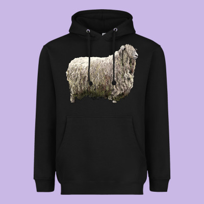 Lincoln Sheep Heavyweight Hoodie Designed By Lillyallendesigns