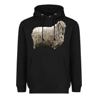 Black lincoln sheep Heavyweight Hoodie - LillyAllenDesigns