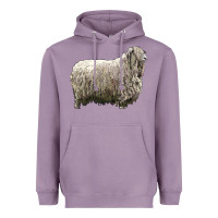 Lavender lincoln sheep Heavyweight Hoodie - LillyAllenDesigns