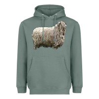 Sage lincoln sheep Heavyweight Hoodie - LillyAllenDesigns